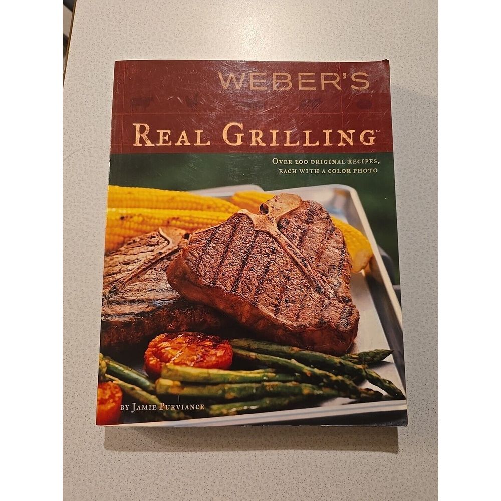 Grilling- Sunset Book-Weber Real Grilling Cookbook By Purviance